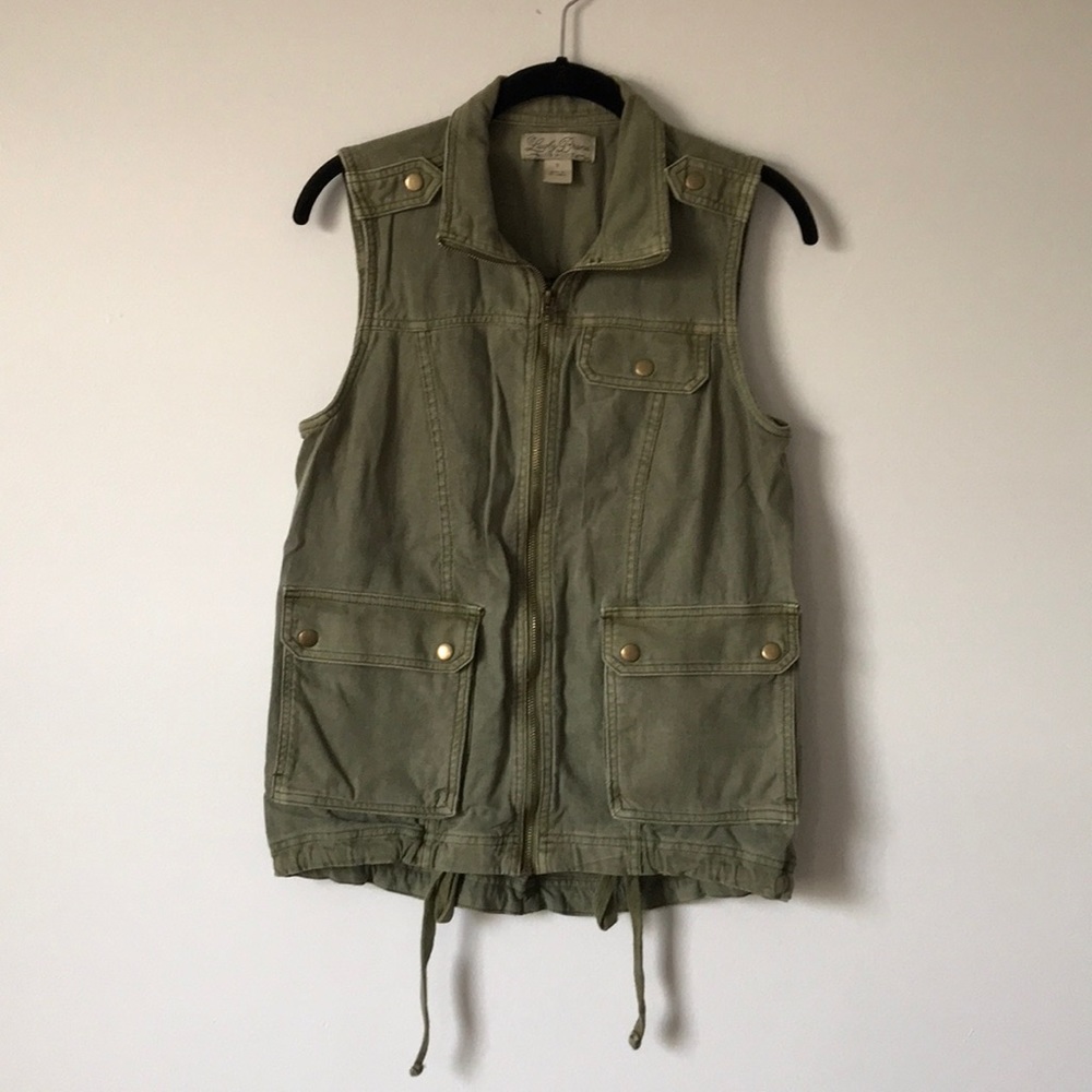 Lucky Brand canvas vest